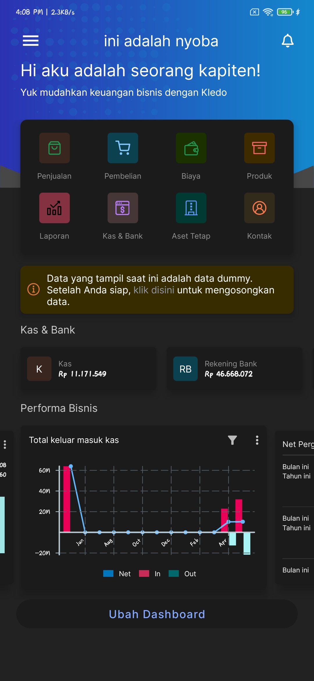 Review Aplikasi mobile Kledo